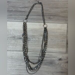 Express Multi-Strand Silver Necklace